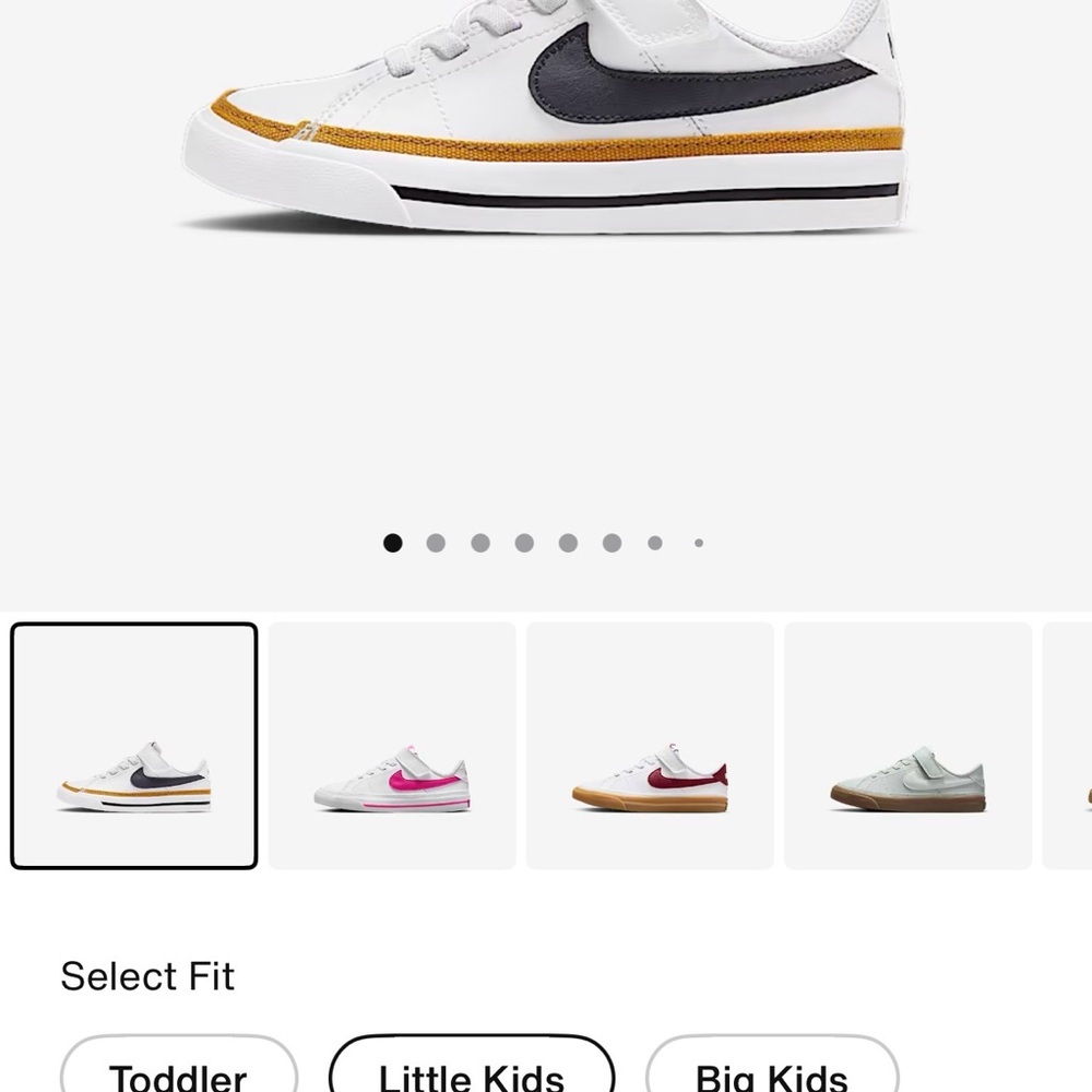 Nike Little Kids' Court Legacy 1.5Y